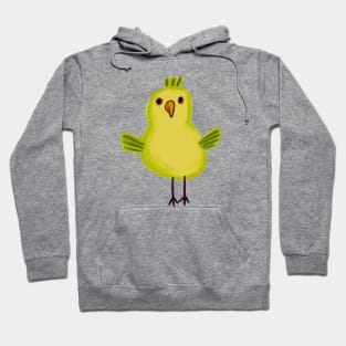 Cute Bird Drawing Hoodie